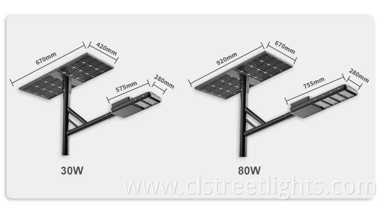 Factory Direct Sales of Solar Street Lighting for Outdoor Use Gardens Light
